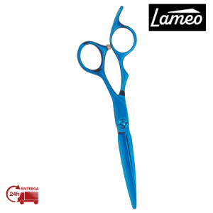 LAMEO TESOURA PROFISSIONAL MASTER M3 TITÂNIO AZUL 5.5