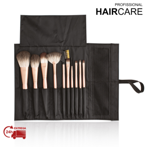 KIT MARGOT DE 10 PINCEIS DE MAQUILHAGEM