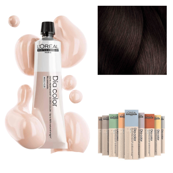 Loreal Diacolor Coloração 60 ml nº 5.18