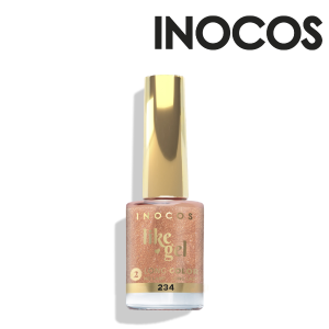 VERNIZ LIKE GEL 234, 11ML – O TIPICO NATAL | NUDE CARAMELO CINTILANTE