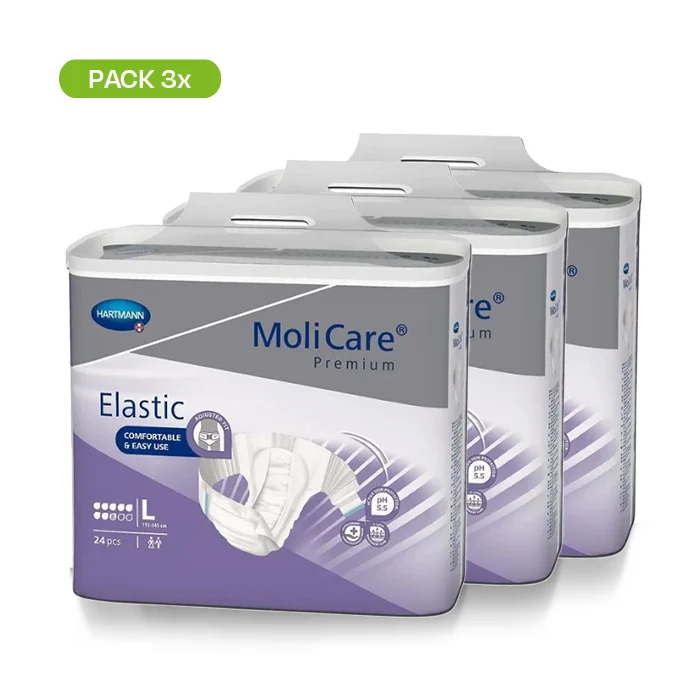 Molicare Fralda PACK 3 Emb 8 Gotas Tam M - 74 Uni